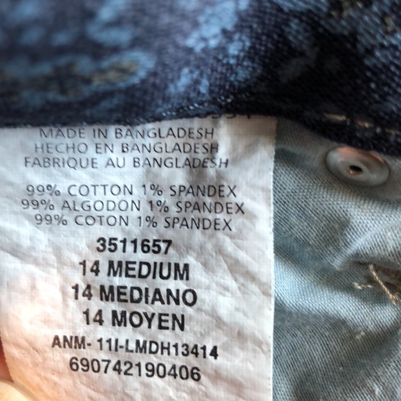 Women’s size 14 medium Lee comfort waistband blue jeans - Picture 8 of 11